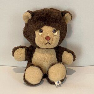 Vintage Teddy Bear Carousel by Guy Droopy Eyes Brown Tan Animal Fair 14"